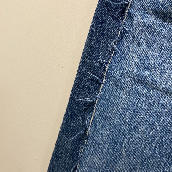 SLVRLAKE London Jeans Re-work Paneled 2 Tone Reverse Denim Jeans Size 32 - Picture 13 of 16